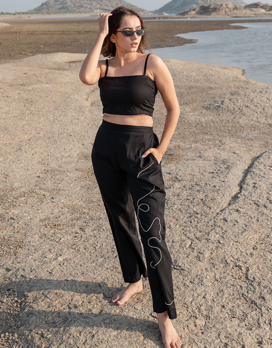 Artsy Black Bold Co-ord Set