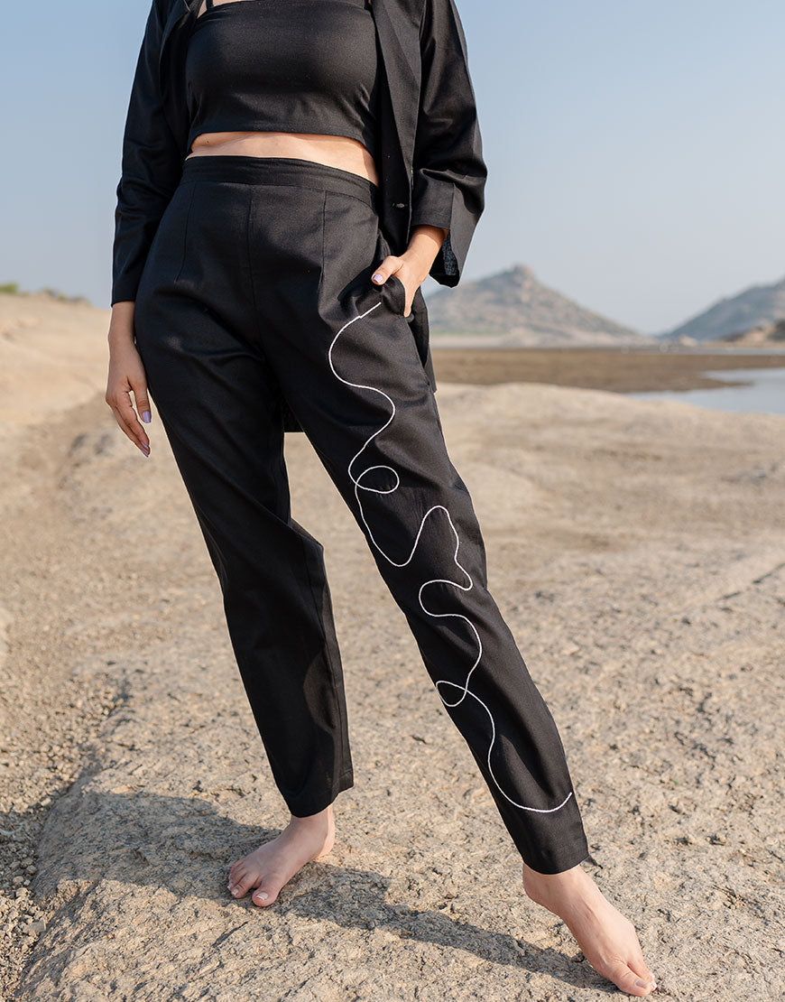 Artsy Black Bold Co-ord Set
