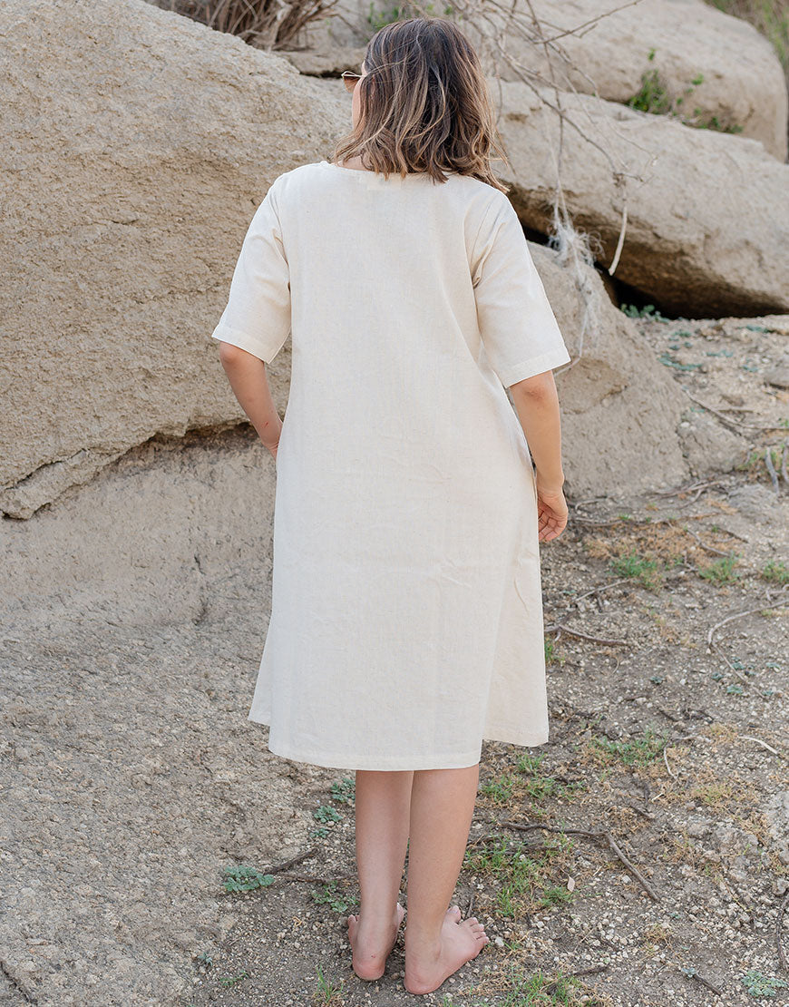 Artsy Khadi Funky Dress