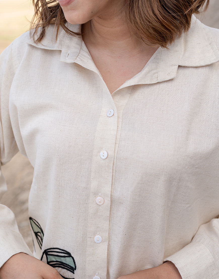 Artsy Khadi Quirky Shirt