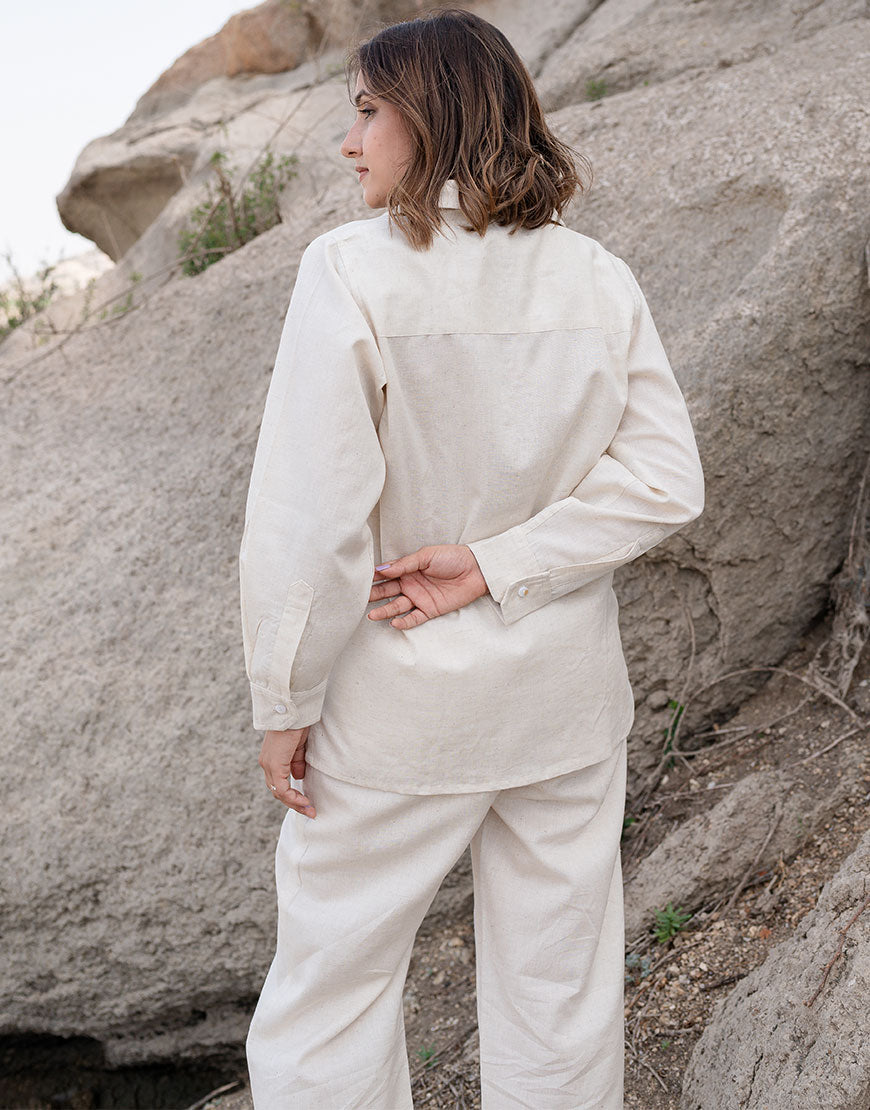 Artsy Khadi Quirky Shirt