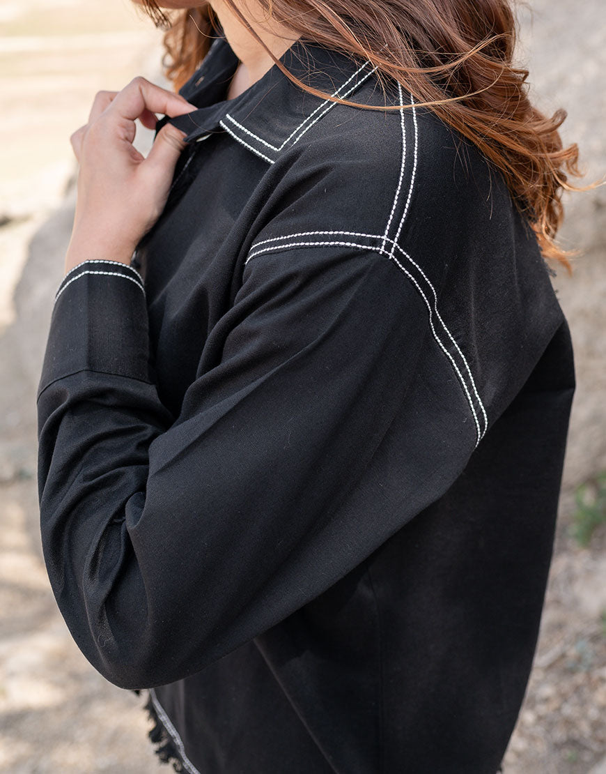 Artsy Black Sassy Jacket