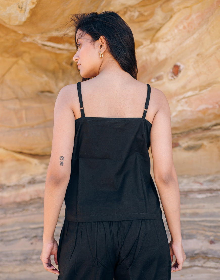 Royal Black Camisole