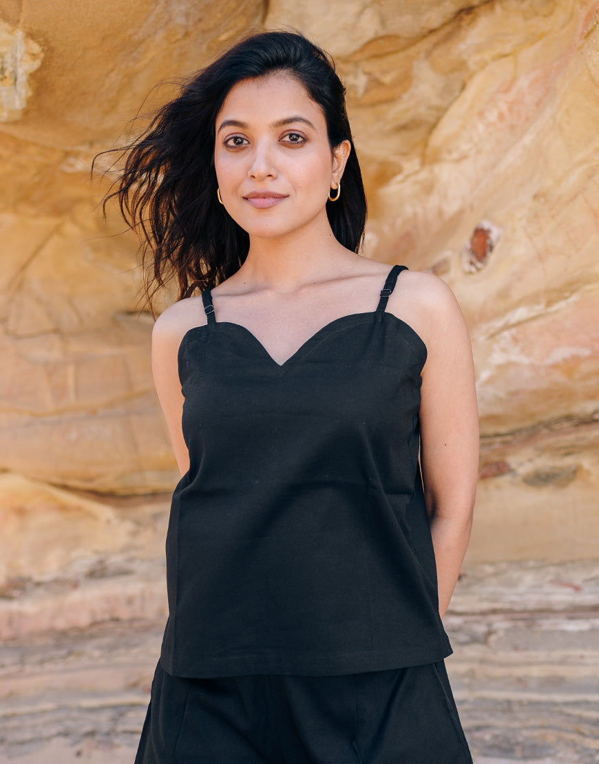 Royal Black Camisole