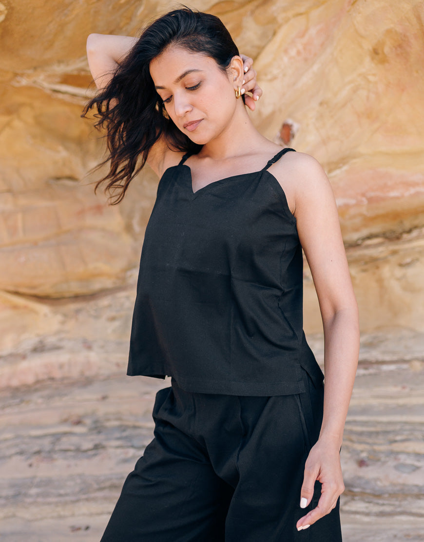 Royal Black Camisole
