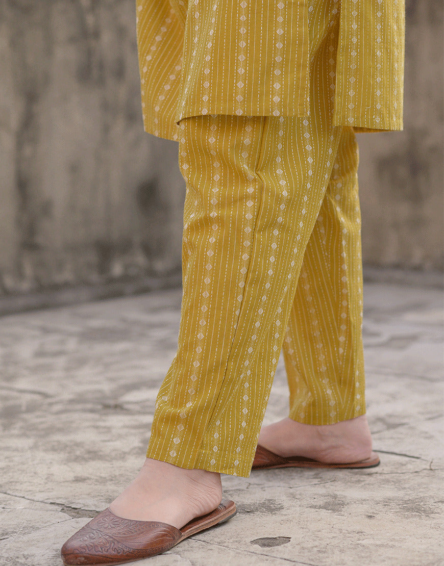 Brass Yellow Co-ord Set