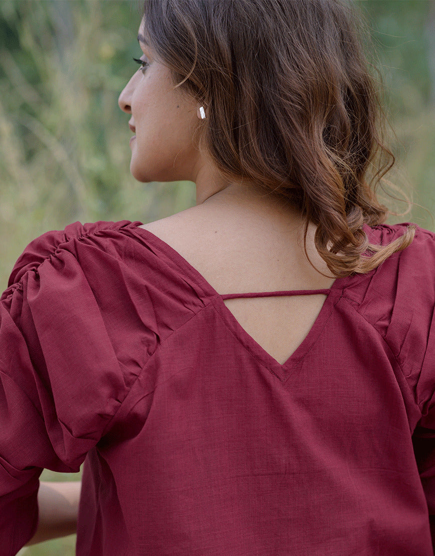 Burgundy Wine Top