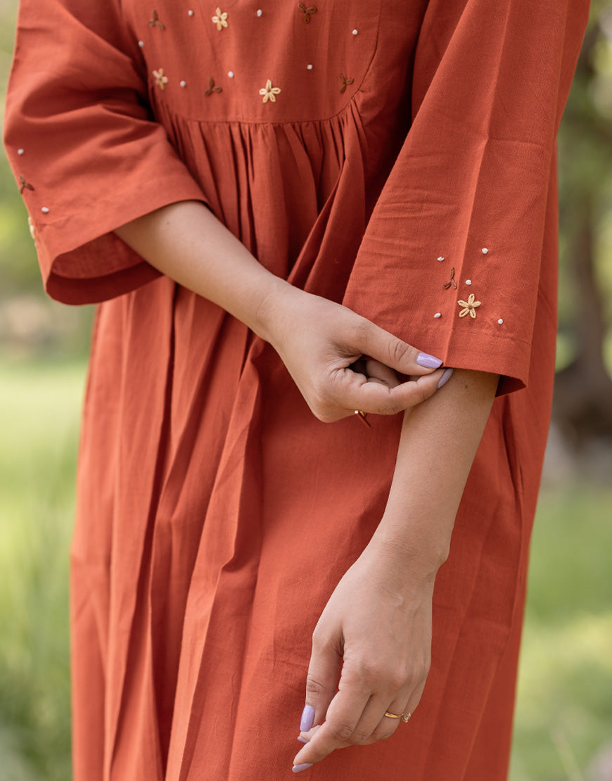 Burnt Orange Dress