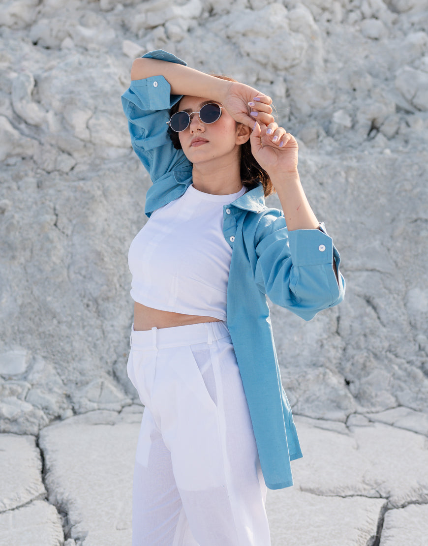Calm Blue Shirt