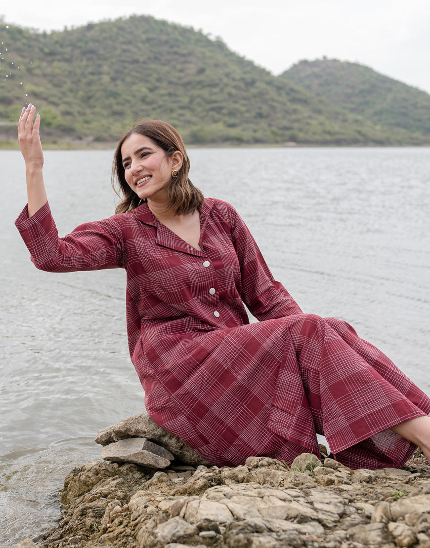 Cranberry Maroon Co-ord