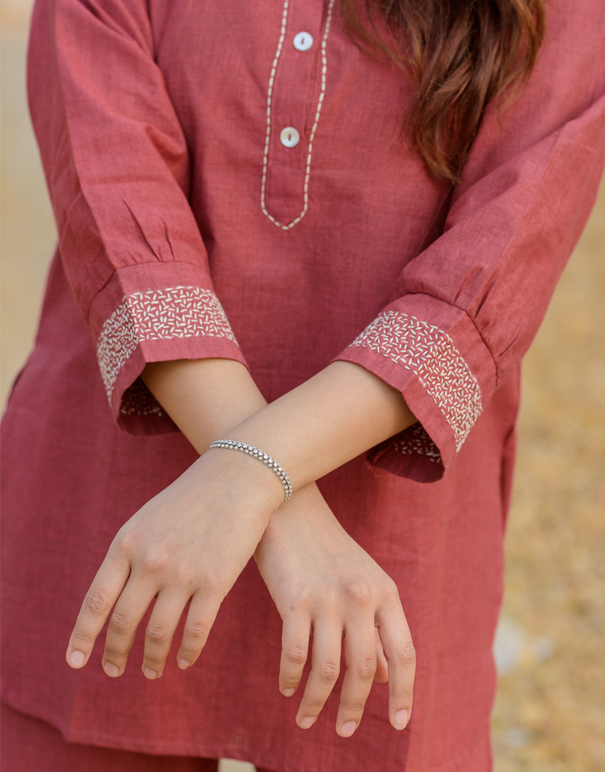 Crimson Red Co-ord Set