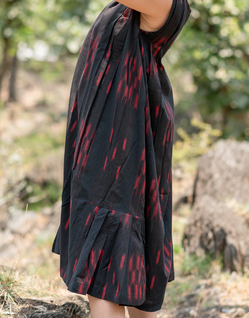 Crow Black Weave Dress