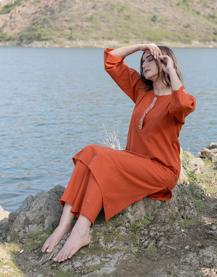 Dust Orange Co-ord