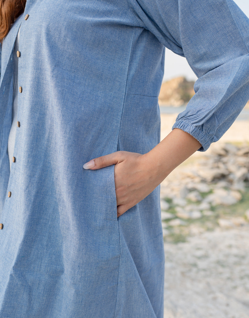 Dutch Blue Jacket With Dress