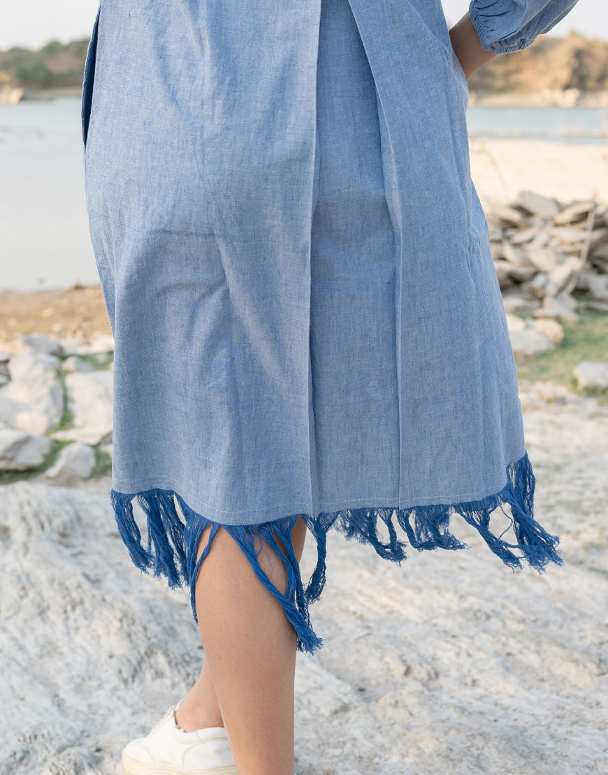 Dutch Blue Jacket With Dress