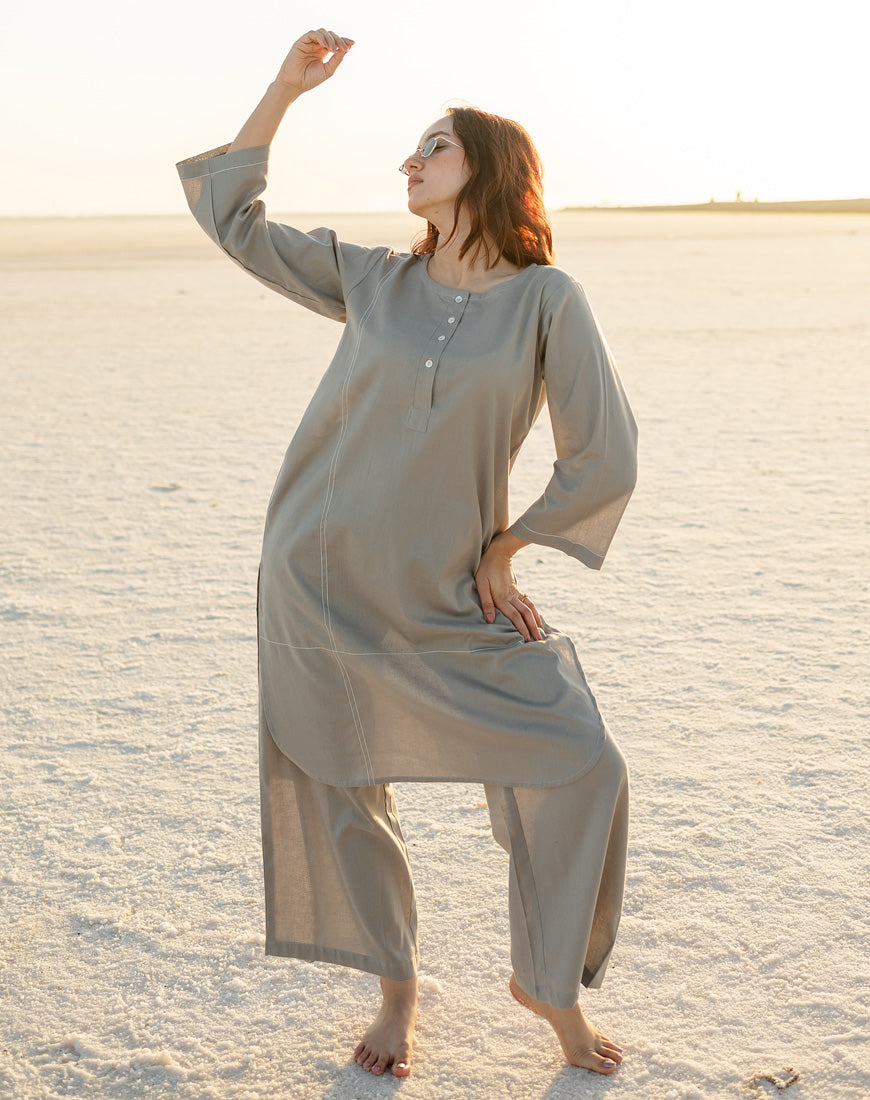 Fade Grey Co-ord Set