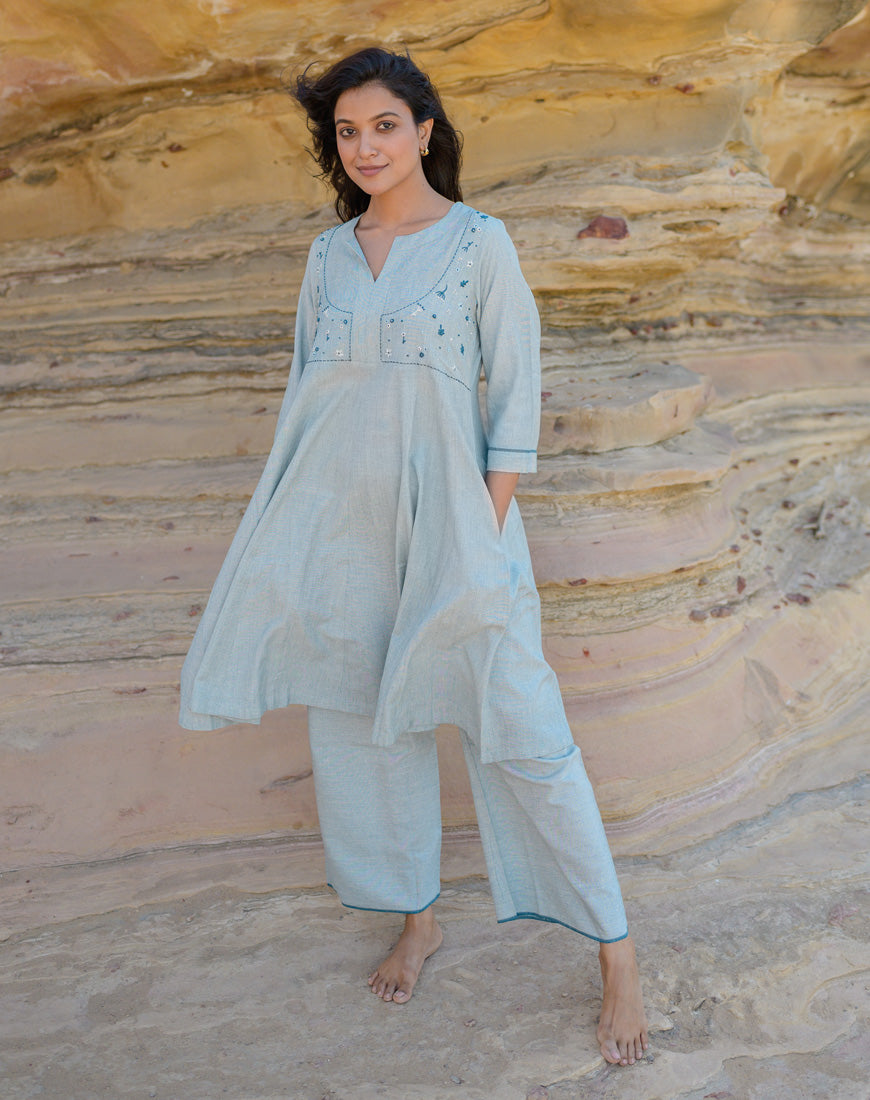Frosted Sky Blue Co-ord