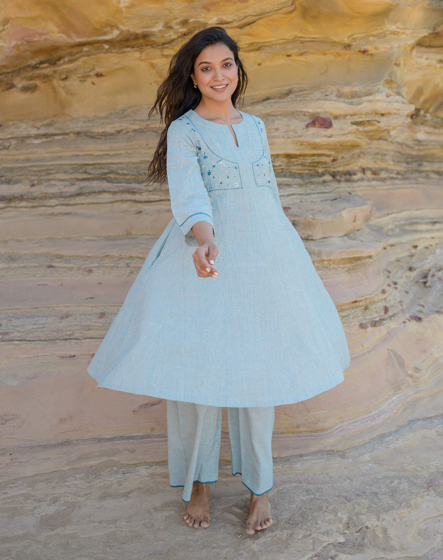 Frosted Sky Blue Co-ord