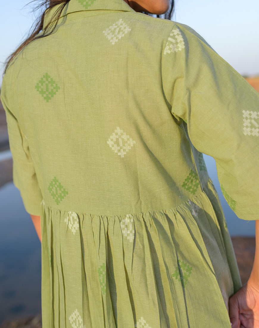 Green Whisper Dress