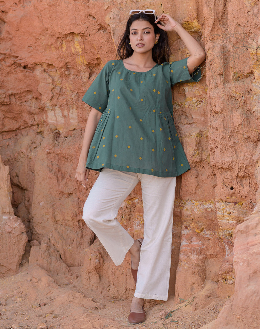 Green Glance Top