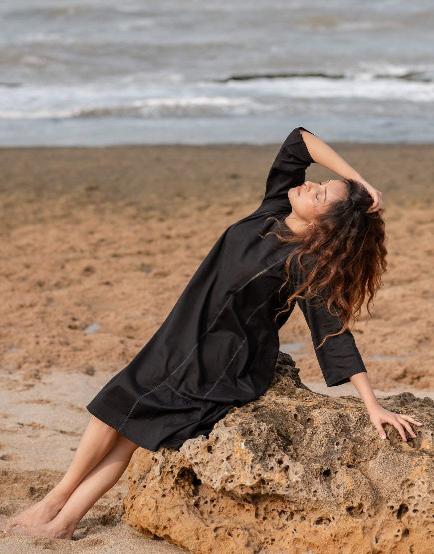 Indian Ink Black Breeze Dress