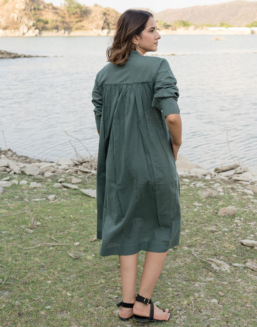 Leafy Green Dress