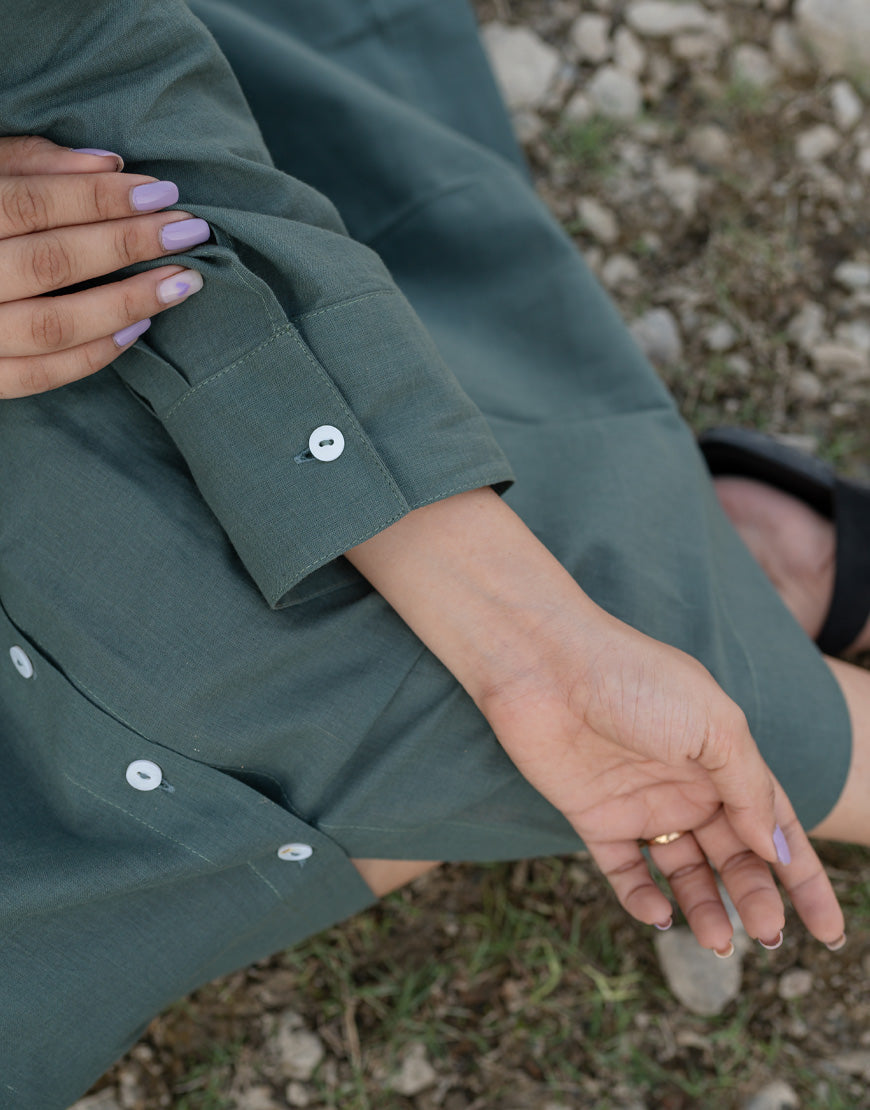 Leafy Green Dress