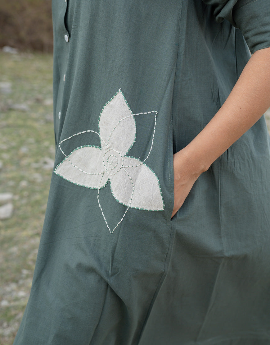 Leafy Green Dress