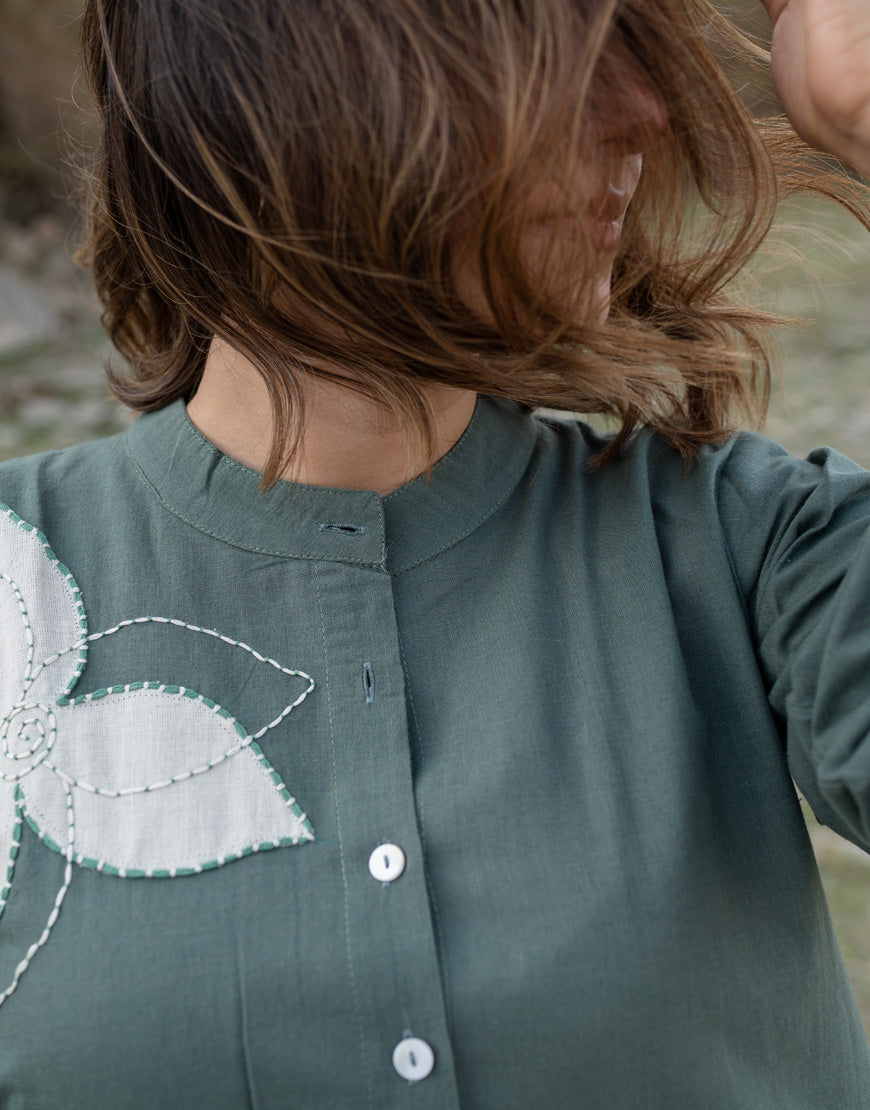 Leafy Green Dress