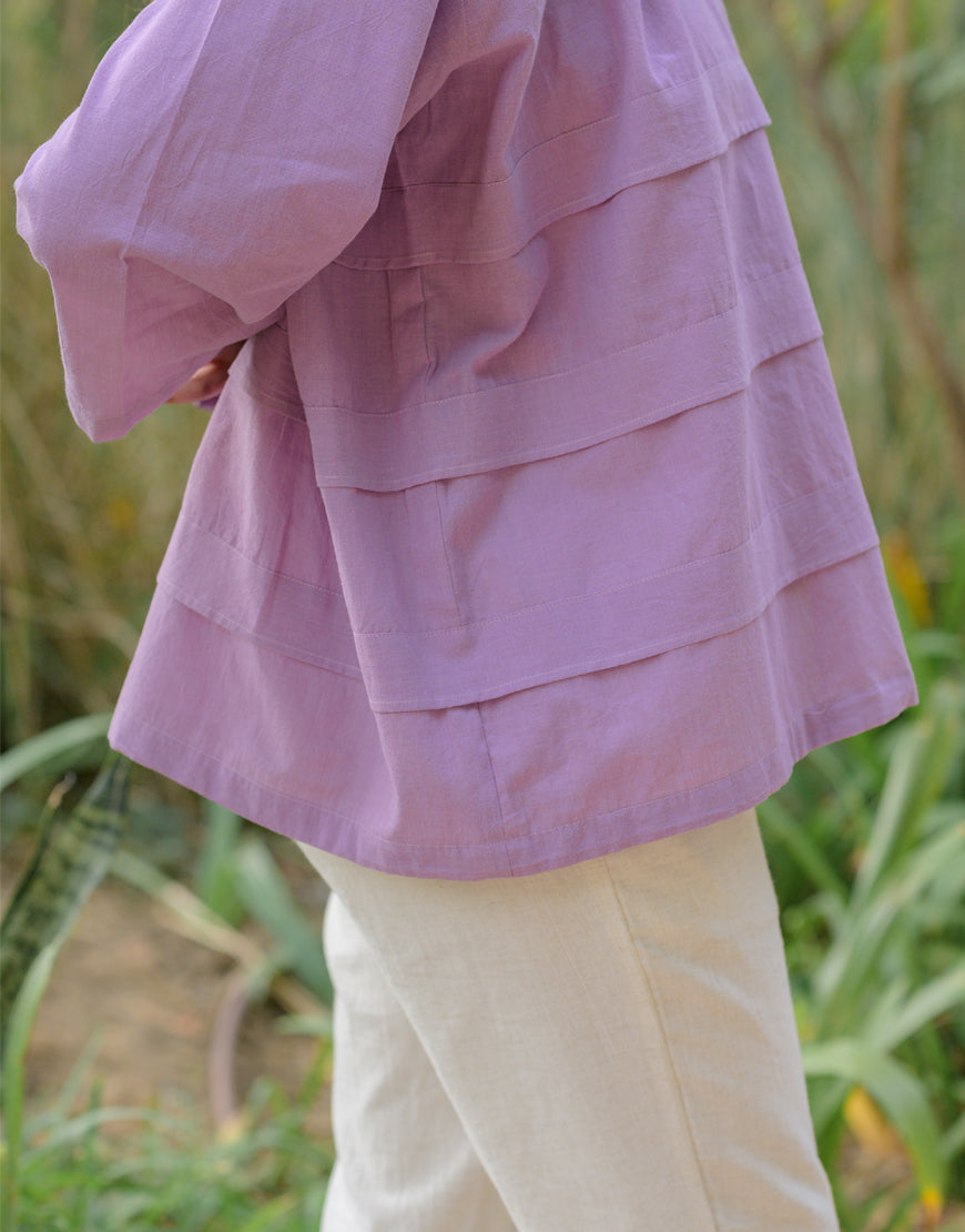 Lilac Oversized Top