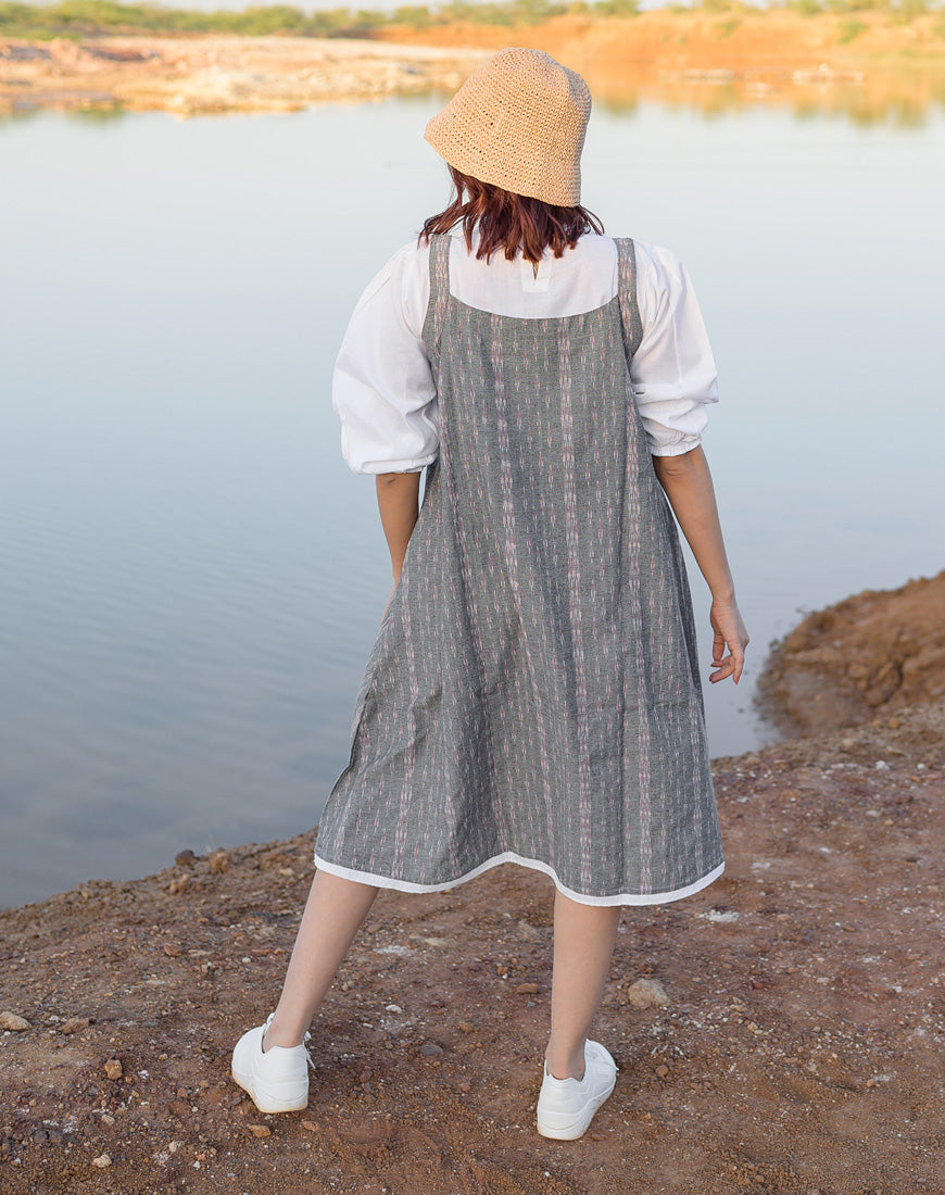Loom Grey Dress With Top