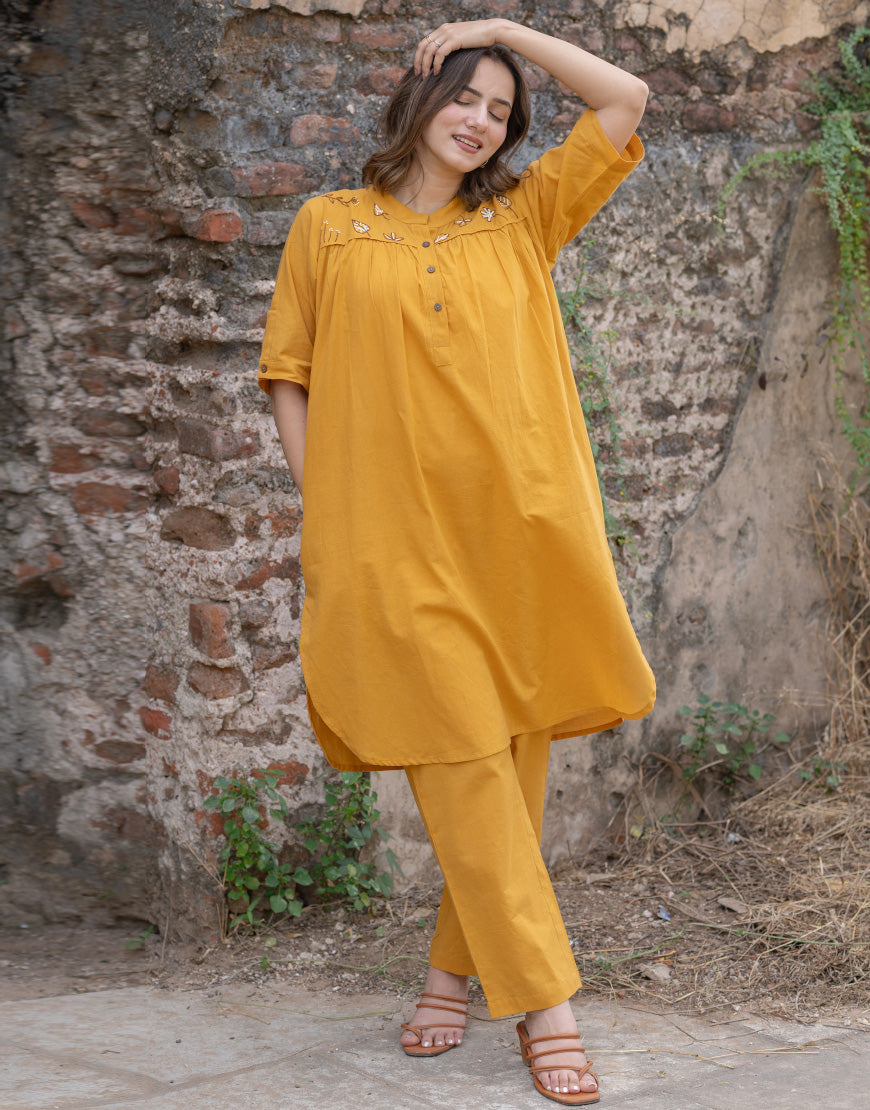 Mustard Yellow Co-ord Set