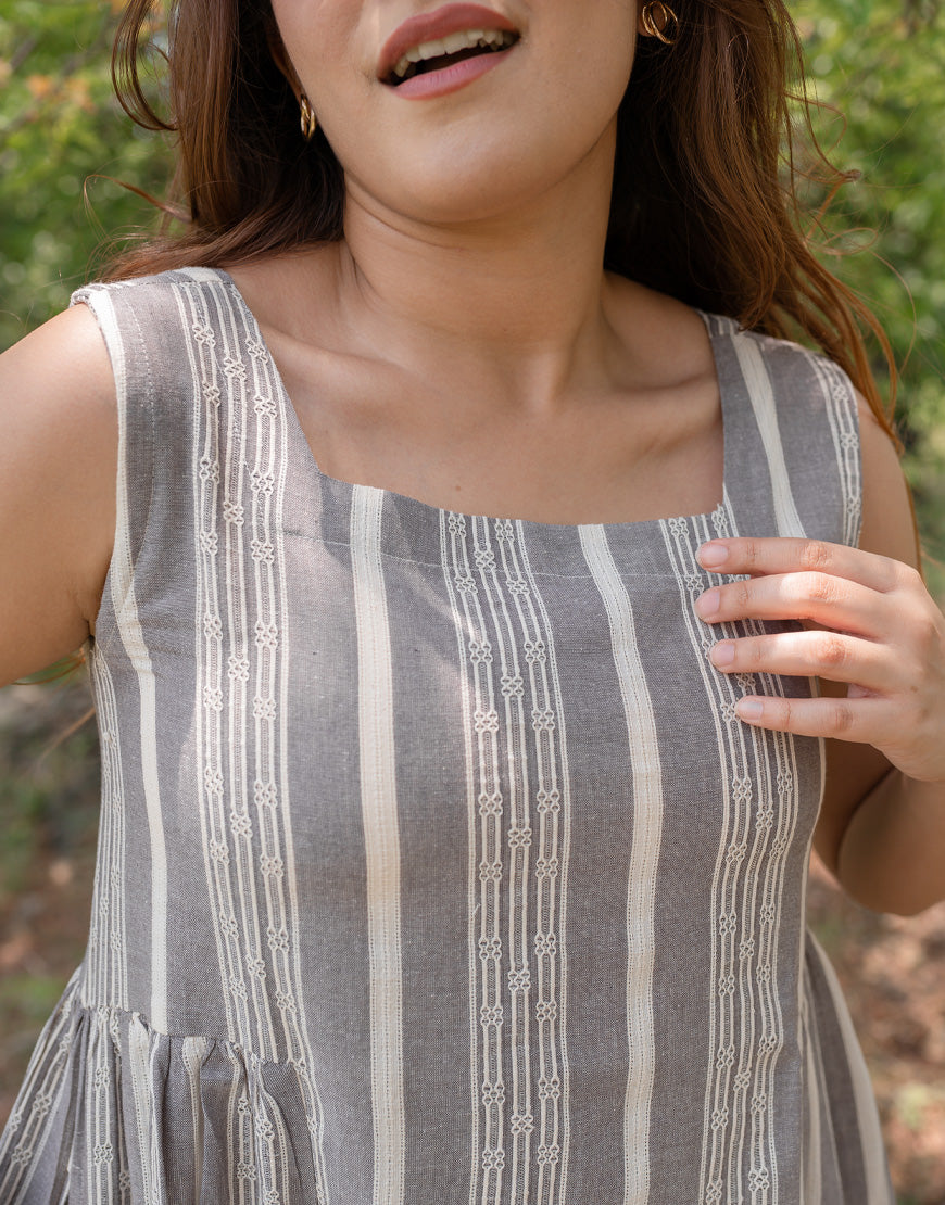 Mysterious Grey Dress