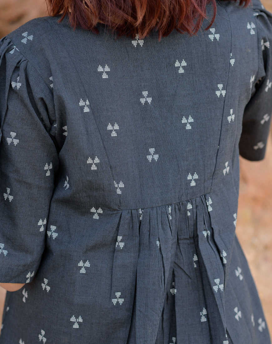 Nova Grey Peplum Top