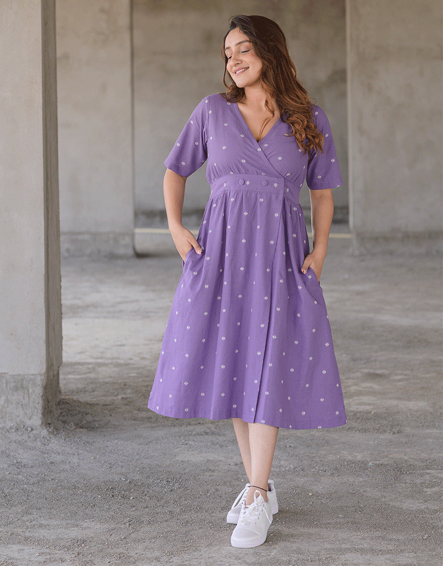 Orchid Bloom Weave Dress