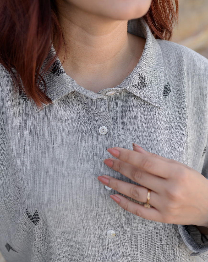 Pale Grey Shirt