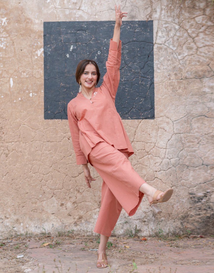 Peach Fuzz Co-ord Set