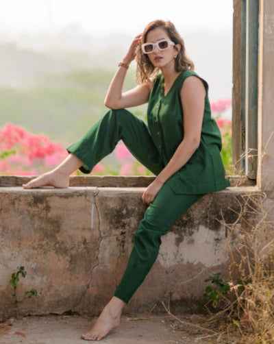 Pine Green Co-ord Set