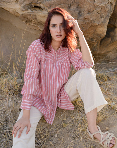 Rosy Stripe Shirt