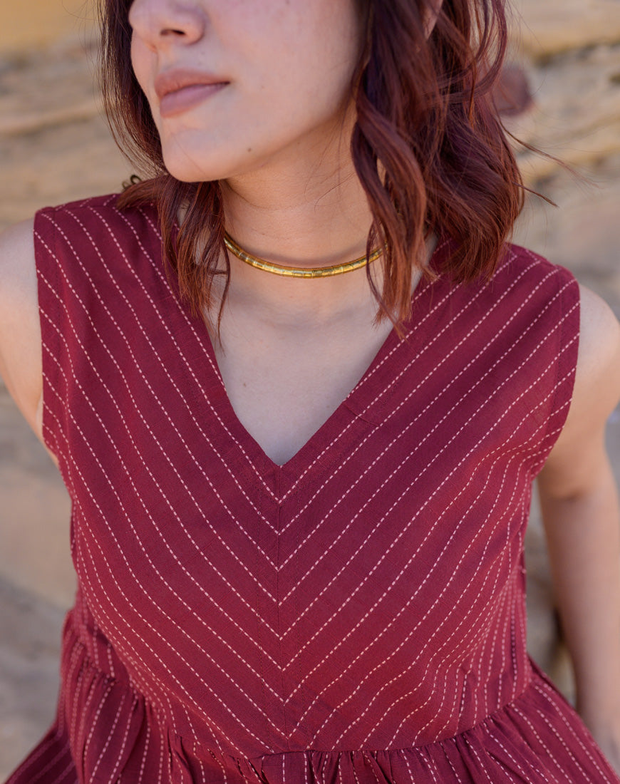 Scarlet Maroon Co-ord