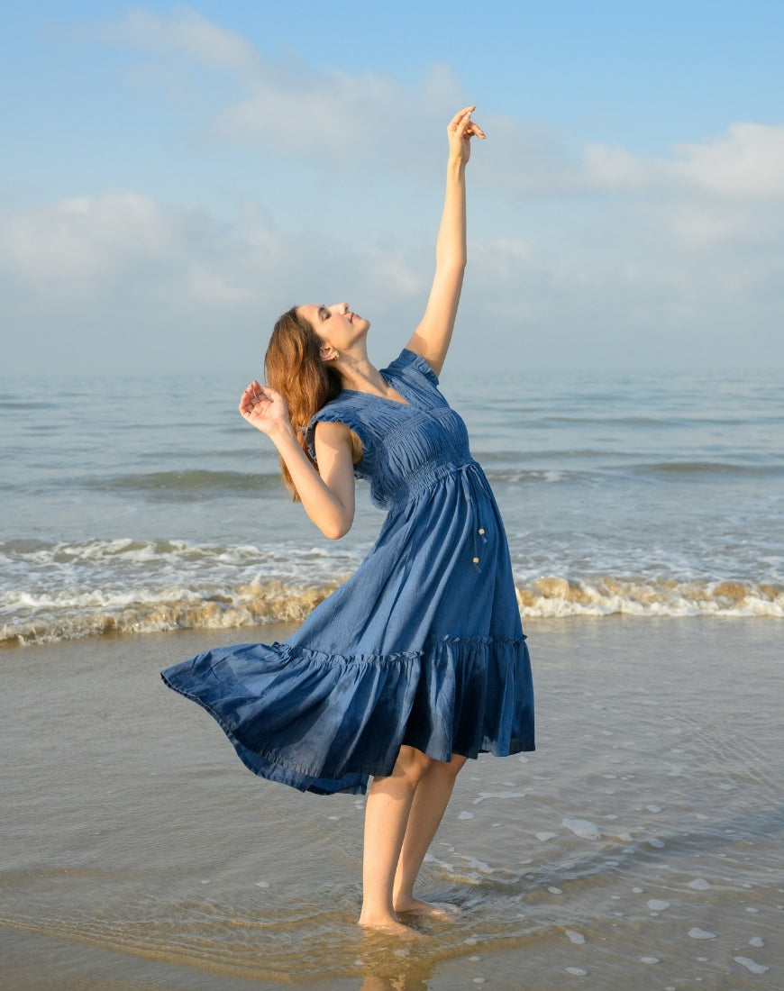 Smoky Blue Dress Smoky Blue Dress