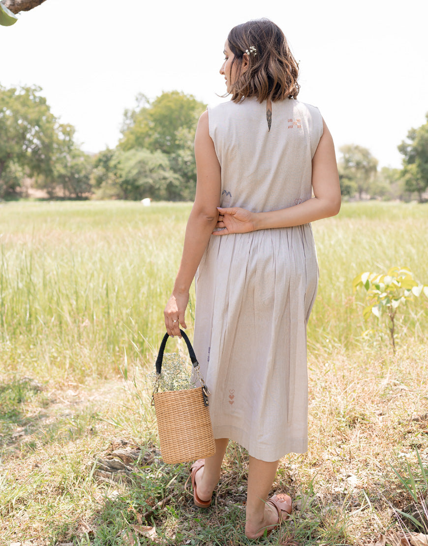 Sugar Swizzle Cream Dress
