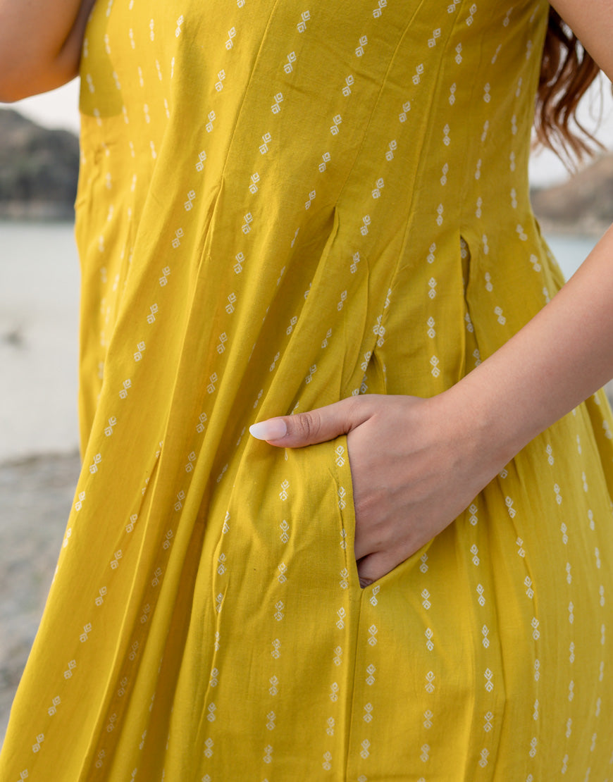 Sunbrella Yellow Strappy Dress