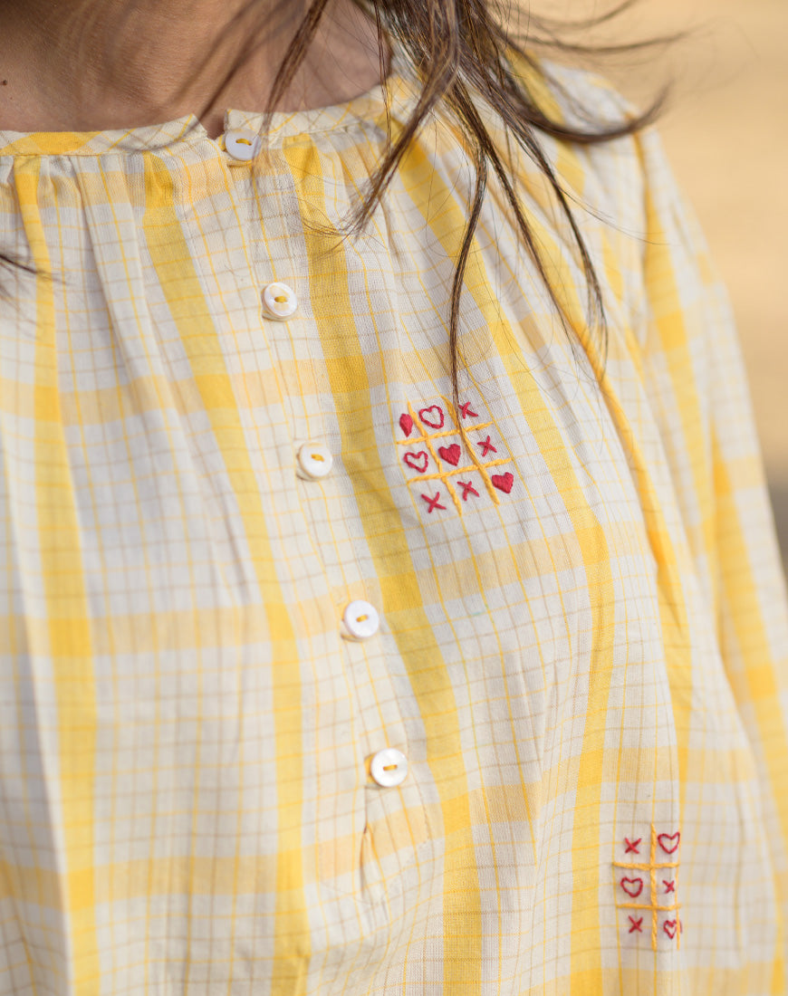 Tic Tac Toe Yellow Top