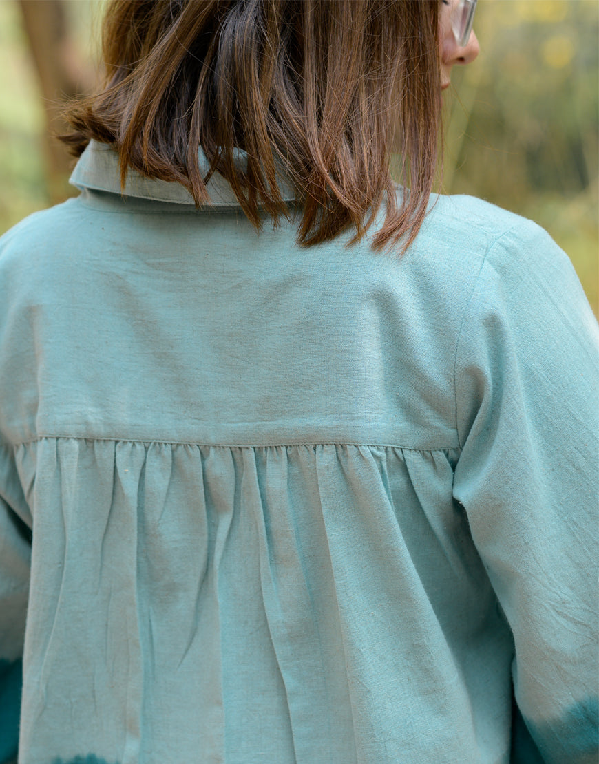 Turquoise Ombre Shirt
