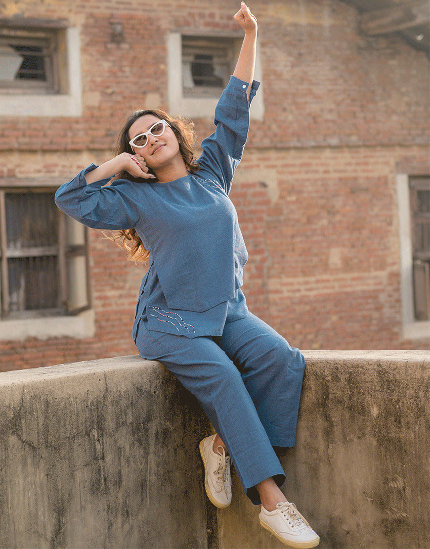 Yale Blue Co-ord Set