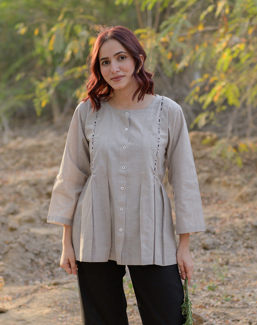 Ash Grey Top