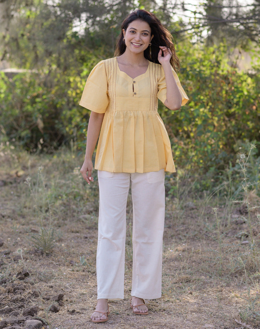 Dusky yellow top