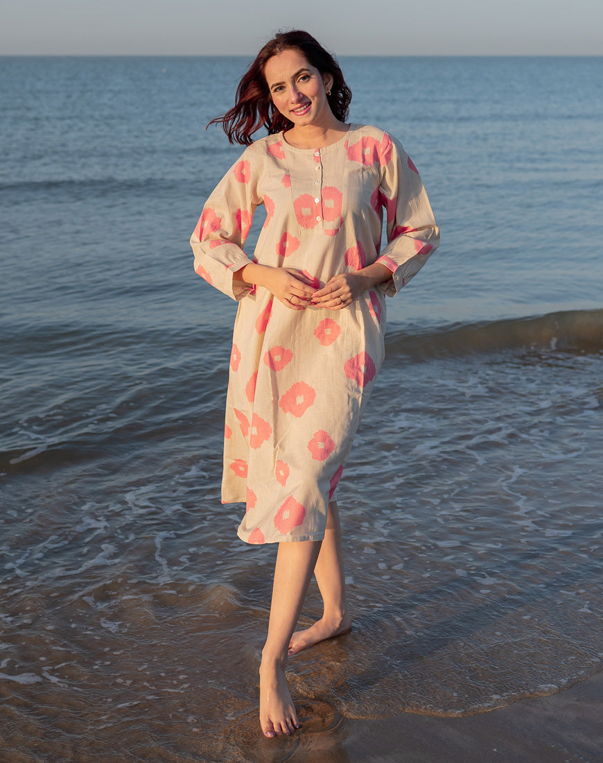 Pale Rose Creamy Dress