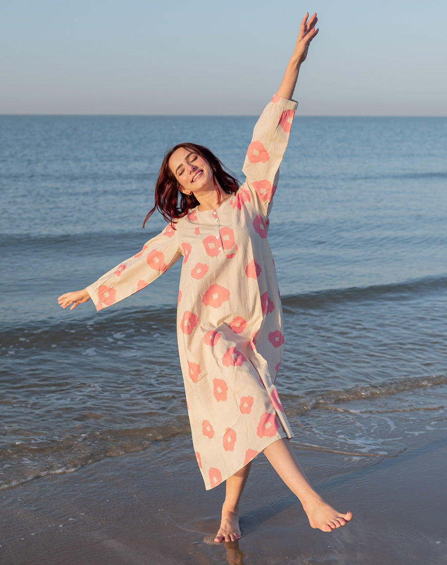 Pale Rose Creamy Dress